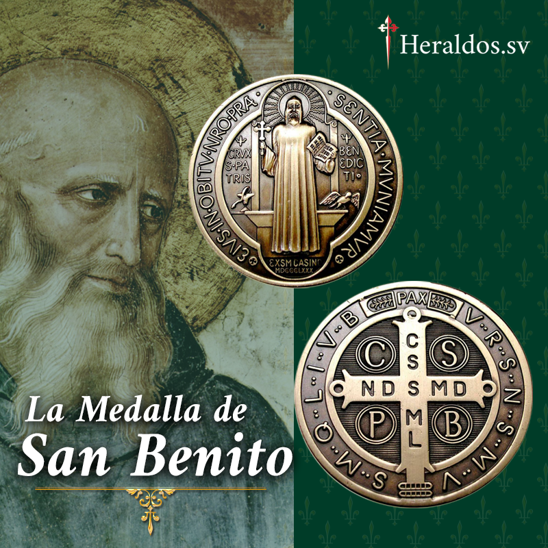 San Benito Y Su Medalla Heraldos Sv
